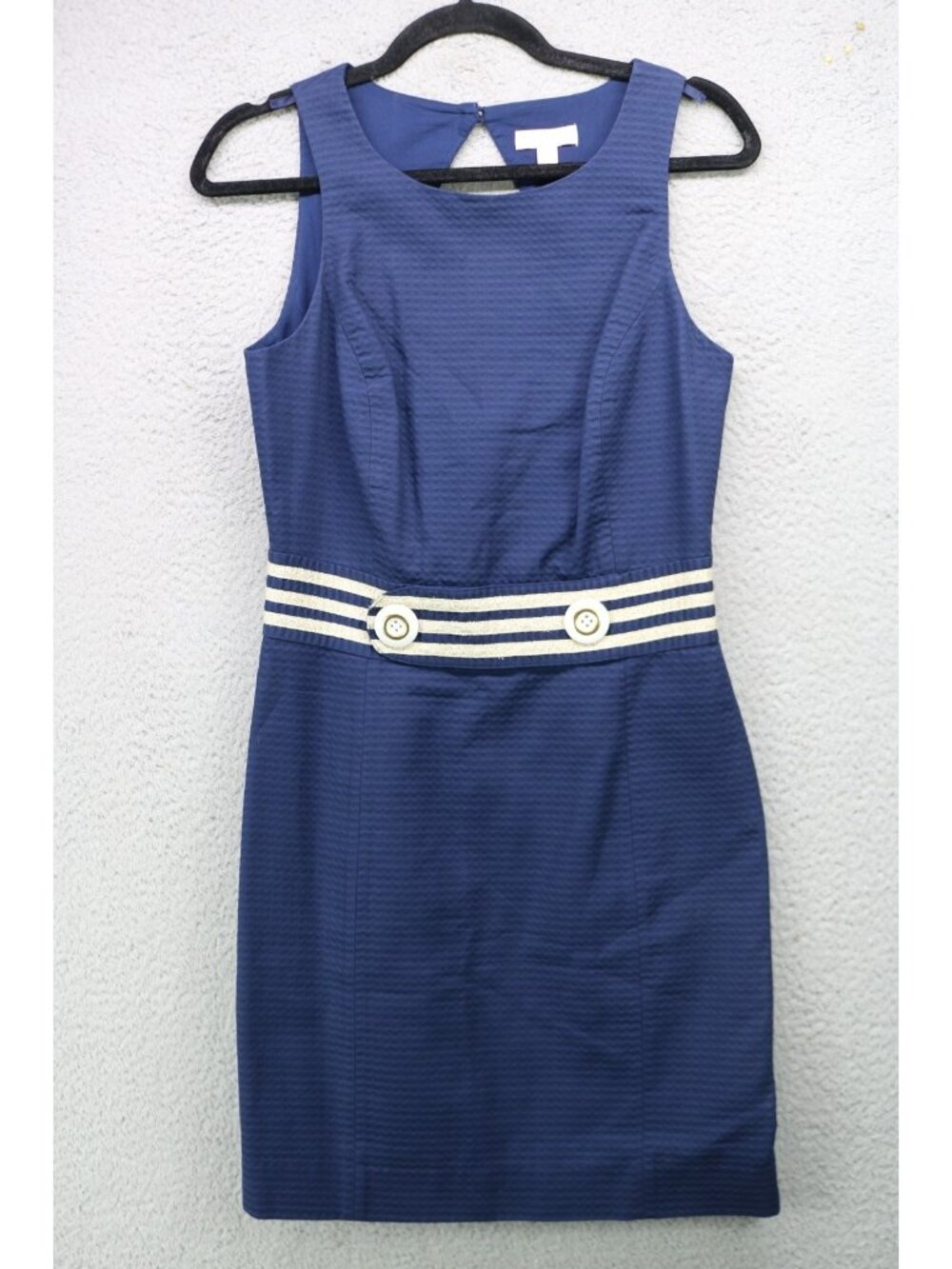 Lilly Pulitzer Sleeveless Navy Kirkland Dress-Size 4-Preppy-Designer-Nautical